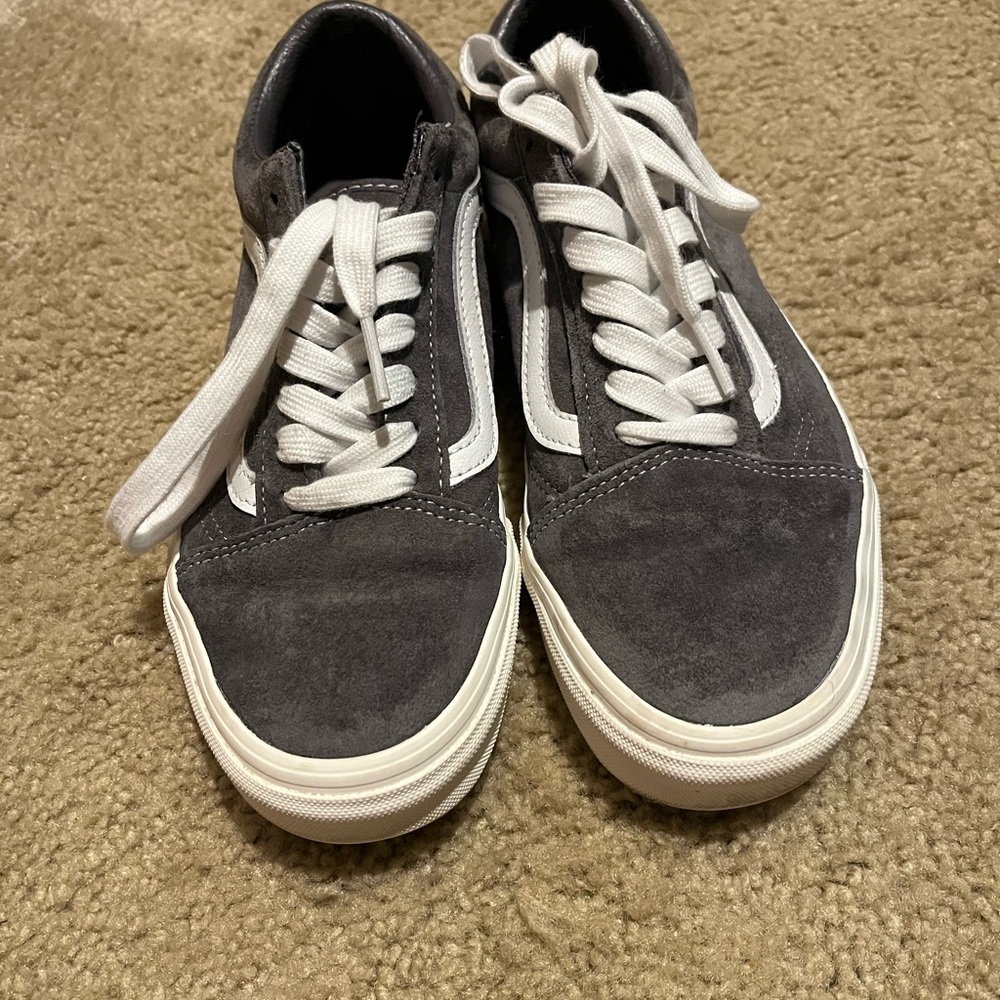 Vans Gray Suede Women's Sneakers
